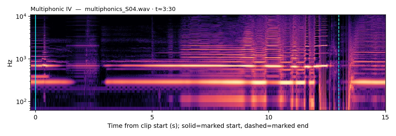 Spectrogram, Multiphonic IV